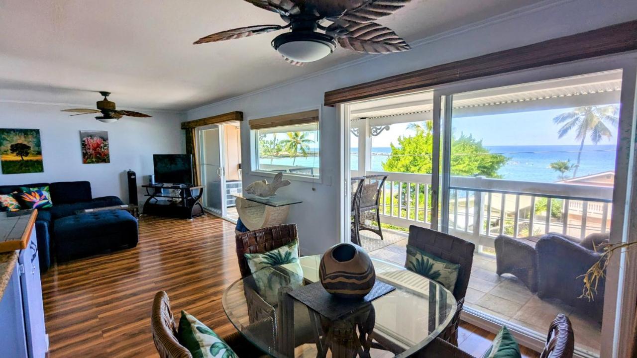 Seaspray Oceanview Apartment Kailua-Kona Exterior photo