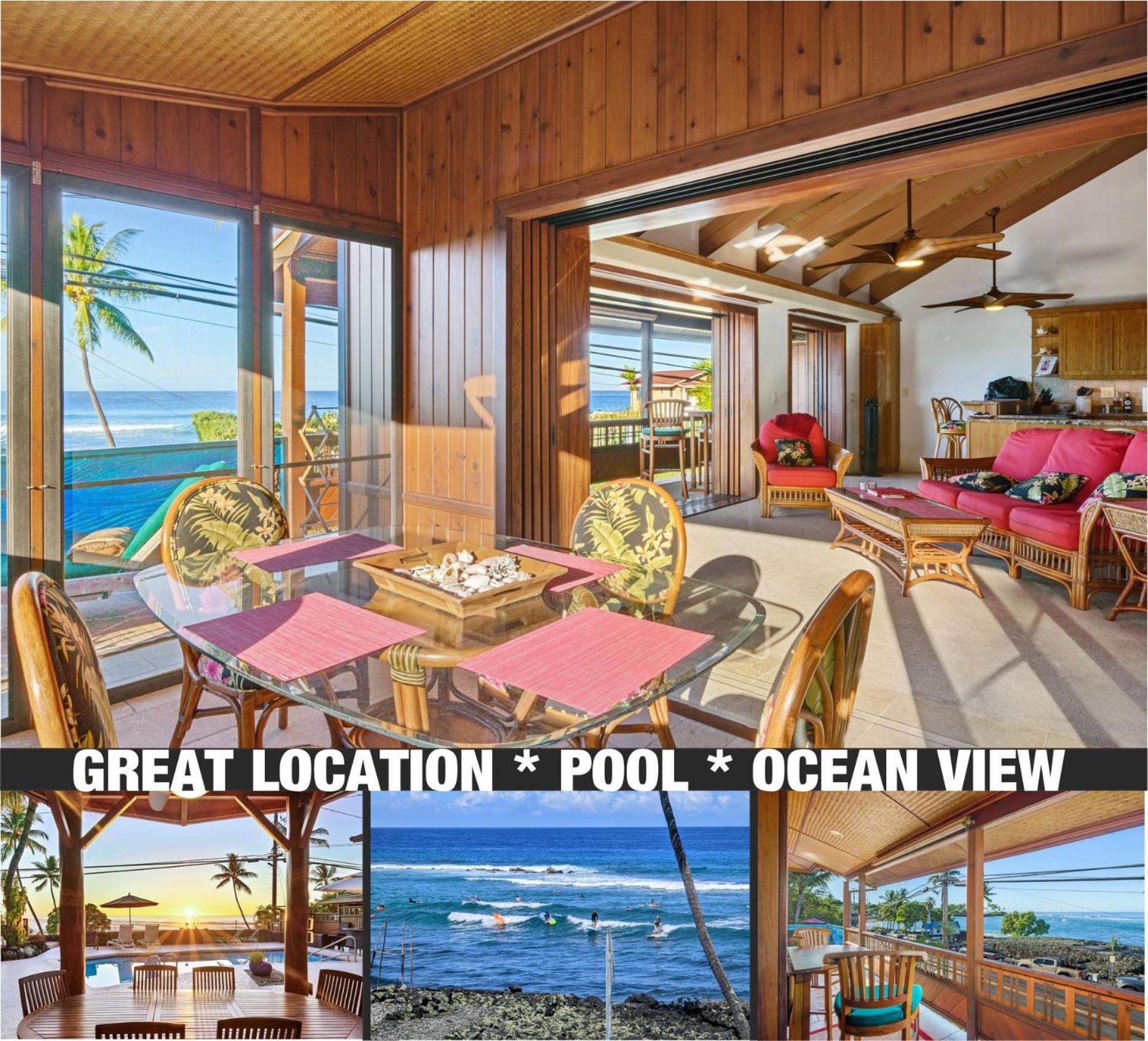 Seaspray Oceanview Apartment Kailua-Kona Exterior photo